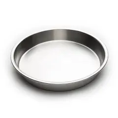 Fox Run 4865 Round Cake Baking Pan Rust Proof Stainless Steel 9 inch
