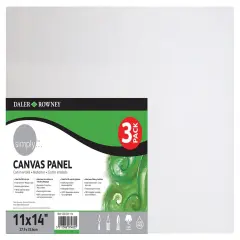 Daler-Rowney Simply Canvas Panels 3/Pkg-11"X14"