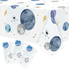 3Pack Space Party Tablecloths