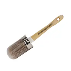 Heirloom Traditions Syntec Fiber Medium Oval, Tapered Paint Brush for ALL-IN-ONE Paint