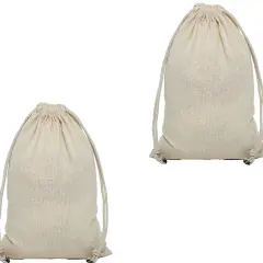 Roomy Cotton Muslin Pouch 12" x 18"