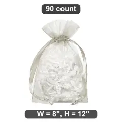 8&rdquo; x 12&rdquo; Sheer Organza Bags Small and Elegant