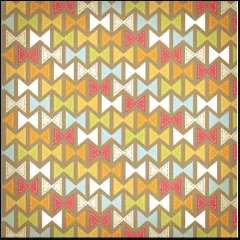 Twirl Die-Cut Cardstock 12"X12"-Bow Ties