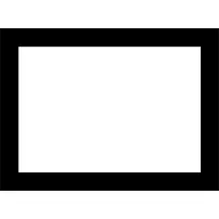 Basic Narrow Framed Dry Erase Magnetic Board Black Narrow