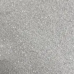 1 Yard Sequins Embroidered Stretch Velvet Rodeo Fabric White