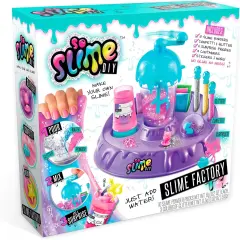 So Slime DIY - Slime Factory - Make Your Own 10 Slimes Just Add Water No Glue, No Mess; Just Pour, Mix and Add in Surprises