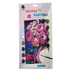 Roses Paint by Numbers Kit F07M1-6-Flower