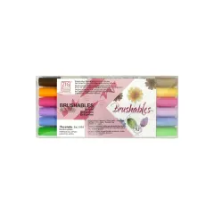 Brushables Dual-Tip Markers - 6 Color Set Bright