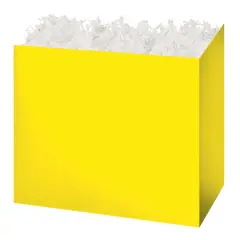 Pack/6: Yellow Basket Box - 6-3/4 x 4 x 5"
