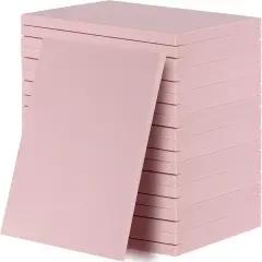 20 PCS Rubber Block Stamp Carving, 6 x 4 Inch Pink Rubber Stamp, Soft Linoleum Block, Carving Blocks for Stamps, Easy to Carve