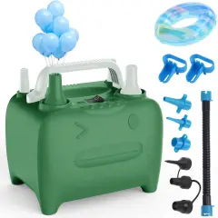 Balloon Pump Electric, Multipurpose Balloon Inflator Electric Air Pump, Portable Dual Nozzle Balloons Air Pump Electric 600W Blow Machine for Party Decoration