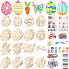 301 PCS Easter Wooden Hanging