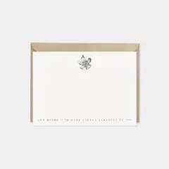 Persica Vulgaris Botanical Note Cards