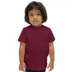 BELLA + CANVAS&reg; Toddler Crewneck Short Sleeve Jersey T-Shirt Maroon