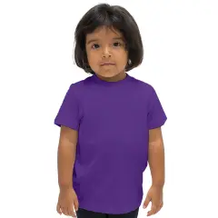 BELLA + CANVAS&reg; Toddler Crewneck Short Sleeve Jersey T-Shirt Team purple