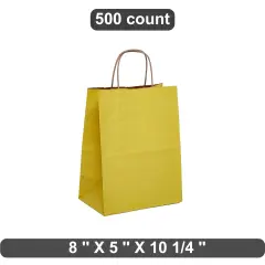 Reliable Kraft Tinted Shopping Bag 8" x 5" x 10.25"