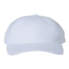 Valucap&reg; Heavy Brushed Twill Cap Relaxed & Stylish Fit White