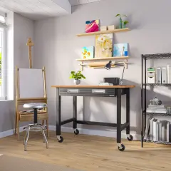 Seville Classics UltraHD 48&rdquo; Rolling Workbench, 48" W x 24" D x 37" H