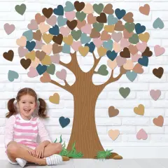 102 Pcs Boho Classroom Tree Bulletin Board
