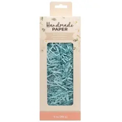 American Crafts Handmade Paper Shredded Paper 3oz-Blue
