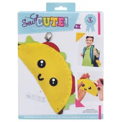 Colorbok Sew Cute! Needlepoint Kit-Mini Taco