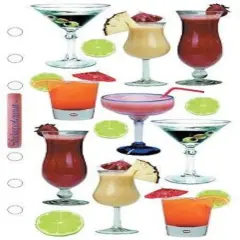 Sticko Cocktails Photo Flat Stickers