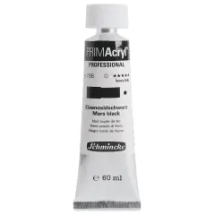 Schmincke Primacryl Professional Acrylic Paint - Mars Black, 60 ml Tube