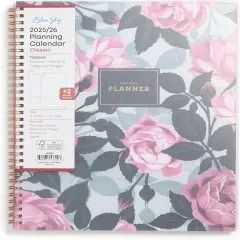 2025-2026 Academic Year Planner Calendar - 8.5" x 11" (Roosevelt Pink)
