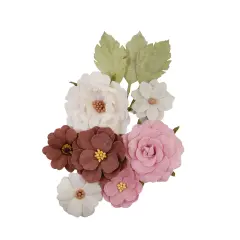 Farm Sweet Farm Collection Flowers - Shabby Barn - 10 Pcs, 1.5-2.5"