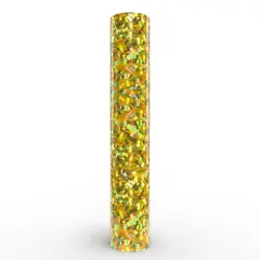 Siser&reg; Holographic Heat Transfer Vinyl, 11.8" x 60" Gold Crystal