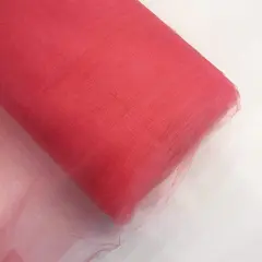 50 Yard Tulle Fabric Bolt Soft Fine Diamond Netting For Wedding Veils Crafting And Party Decoration 108 inch Width Coral