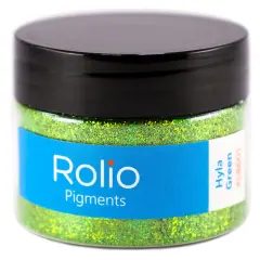 Rolio - 1 Jar Vibrant Holographic Glitter (Hyla Green) - 1 oz