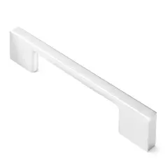 Cauldham Solid Kitchen Cabinet Pulls Handles (3-5/8" Hole Centers) - Modern Thin Profile Drawer/Door Hardware - Style M255 - Polished Chrome