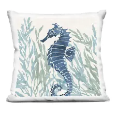 Stupell Industries Radiant Sea Life Seahorse Indoor Pillow, 18 x 7 x 18