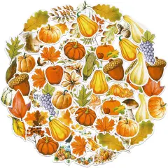 250 Pieces Cute Fall Stickers for Scrapbooks