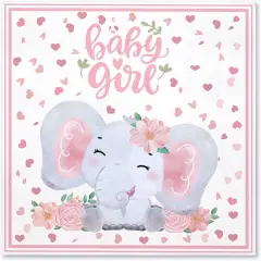 50Pcs Girls Baby Shower Napkins