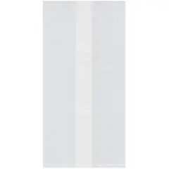 Plymor 10" x 8" x 20" (Pack of 100), 2 Mil Gusseted Plastic Bags