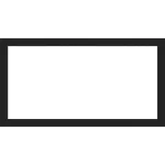 Grace Narrow Framed Dry Erase Magnetic Board Metallic Black