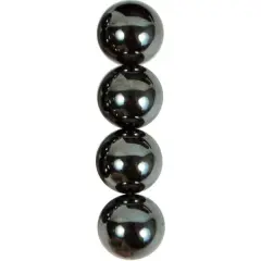 6 Packs of Hematite Beads Pack of 8
