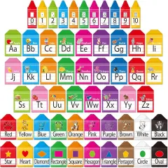 57 Pcs Alphabet Number for Classroom Wall