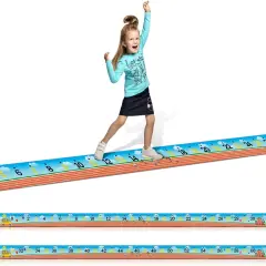 2 Pcs Kids Number Line Floor Mats 0-30 31-60 Number Mats 22 ft x 12 Inch