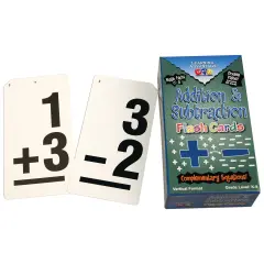 Double-Value Vertical Flash Cards - Addition & Subtraction Set - Set of 81