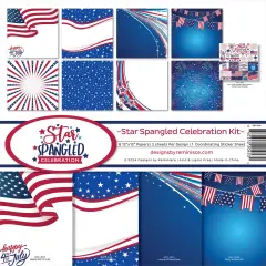 Reminisce Collection Kit 12"X12"-Star Spangled Celebration