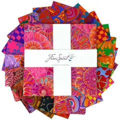 Kaffe Fassett 10" Square Pack (Layer Cake / 10" Charm) in 2024 Hot by Kaffe Fassett Collective for Free Spirit (FB610GP.AUG24HOT)