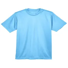UltraClub&reg; Youth Cool & Dry Basic Performance T-Shirt COLUMBIA BLUE