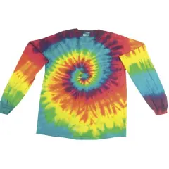 Tie-Dye&reg; Youth Long-Sleeve T-Shirt REACTIVE RAINBOW