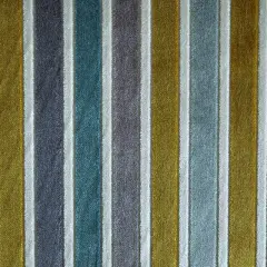 Aiden Stripe Cut Velvet Aquatones