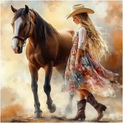 Large 5D DIY Sunset Diamond Painting Kits for Adults