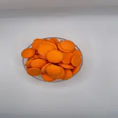 2.5lb Merckens Orange Chocolate Candy Melts for Dipping Coating Drizzling Baking and Decorating