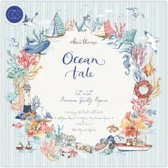 Craft Consortium Double-Sided Paper Pad 12"X12" 40/Pkg-Ocean Tale
